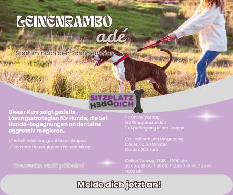 Leinenrambo adé ab 22. August